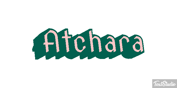 Atchara Texteffekt