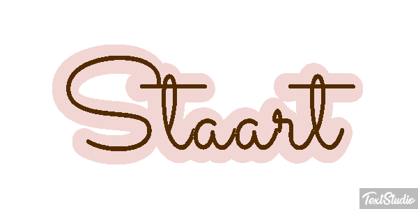 Staart Tekst effect