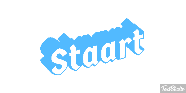Staart Tekst effect