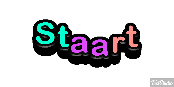 Staart Tekst effect