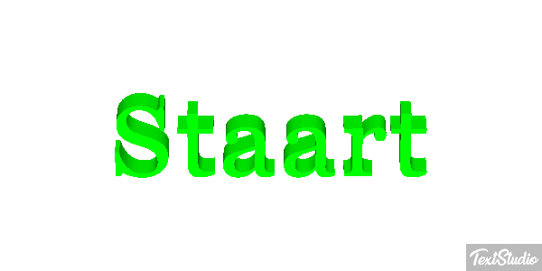Staart Tekst effect