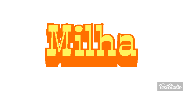 Milha Effet de texte
