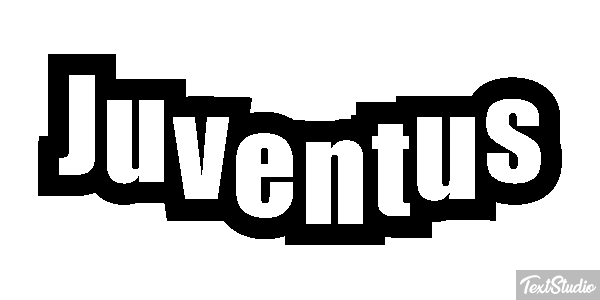 Juventus Text effect