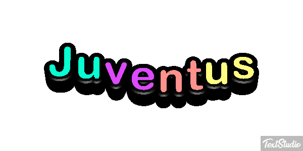 Juventus Text effect