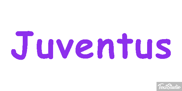 Juventus Text effect