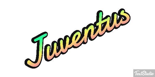 Juventus Text effect