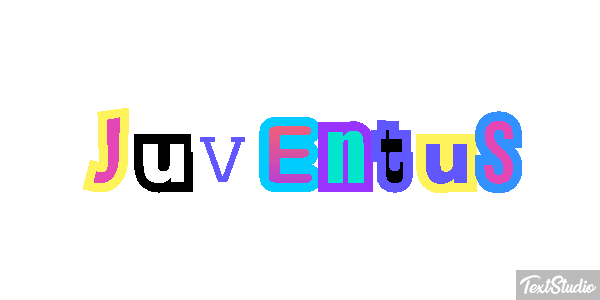 Juventus Text effect