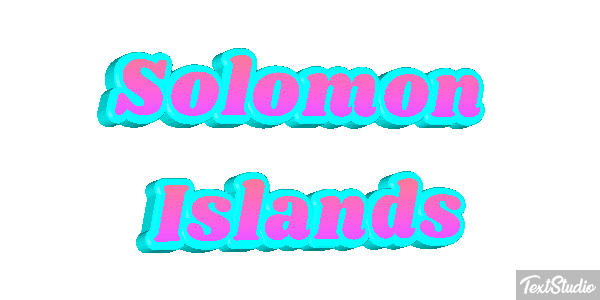 Solomon Islands Text effect