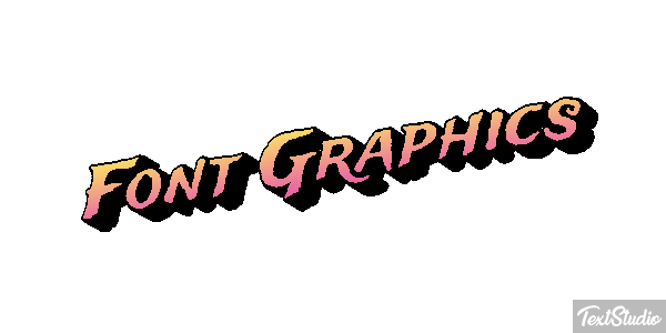 Font Graphics Text effect