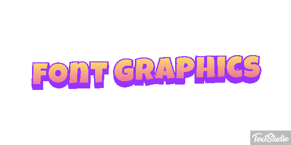 Font Graphics Text effect