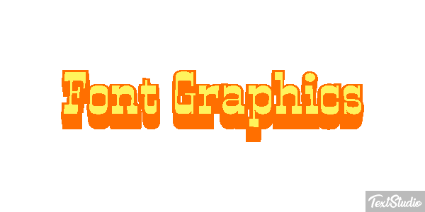 Font Graphics Text effect