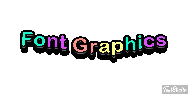 Font Graphics Text effect
