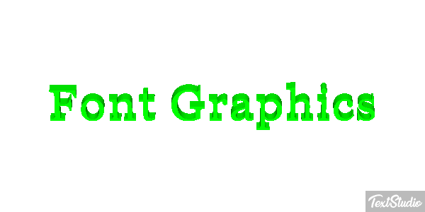Font Graphics Text effect