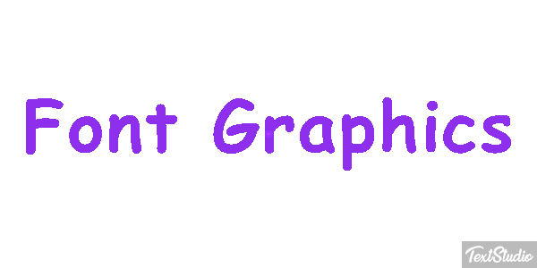 Font Graphics Text effect