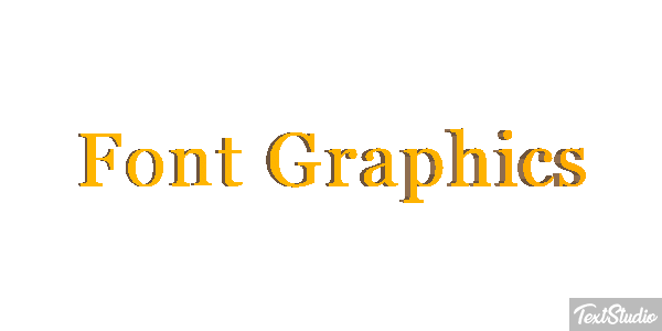 Font Graphics Text effect