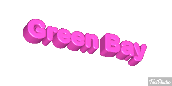 Green Bay Efeito do texto