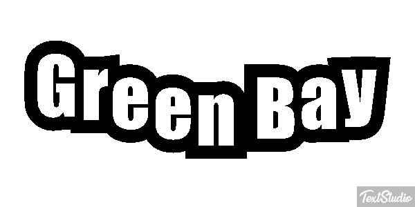 Green Bay Efeito do texto