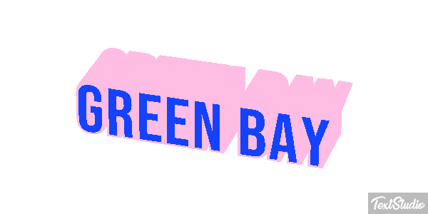 Green Bay Efeito do texto