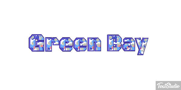 Green Bay Efeito do texto