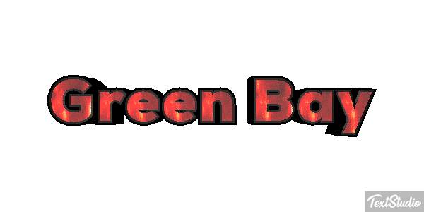 Green Bay Efeito do texto