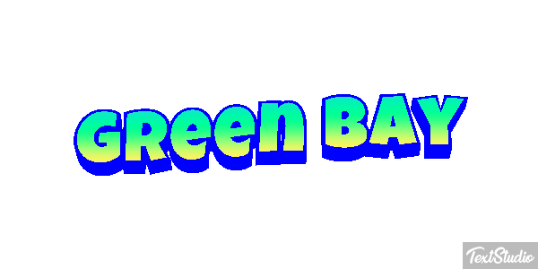 Green Bay Efeito do texto