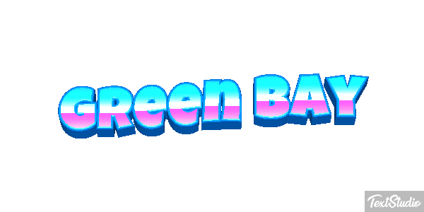Green Bay Efeito do texto