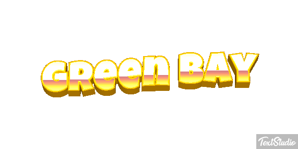 Green Bay Efeito do texto