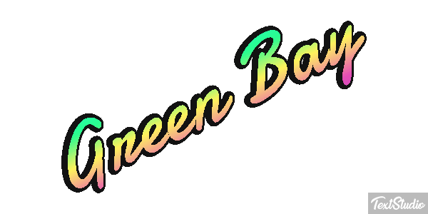 Green Bay Efeito do texto