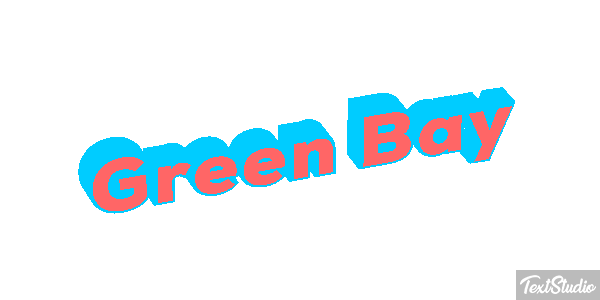 Green Bay Efeito do texto