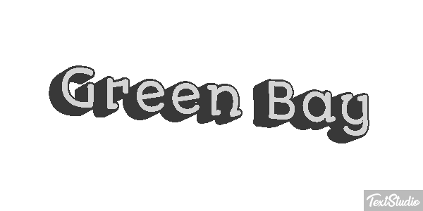 Green Bay Efeito do texto