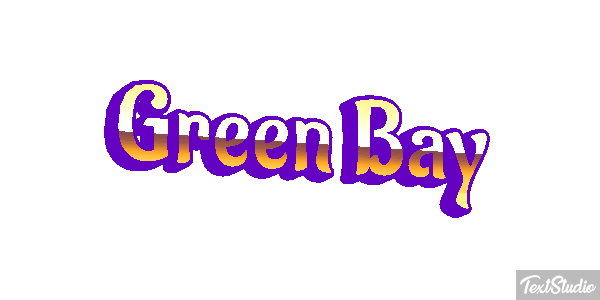 Green Bay Efeito do texto
