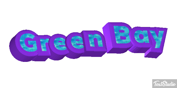 Green Bay Efeito do texto
