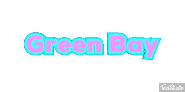 Green Bay Efeito do texto