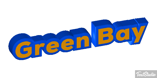 Green Bay Efeito do texto