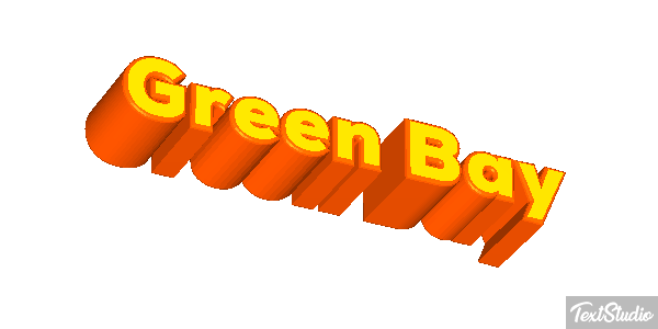 Green Bay Efeito do texto