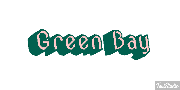 Green Bay Efeito do texto