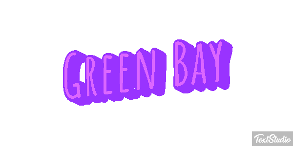 Green Bay Efeito do texto
