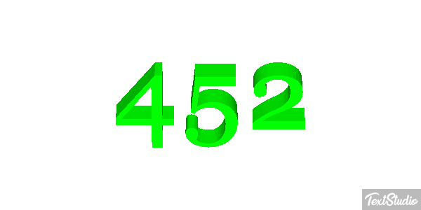 452 Texteffekt