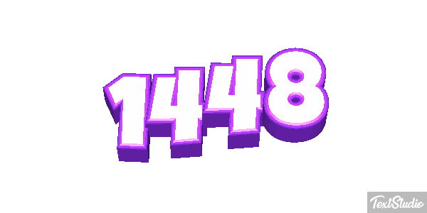 1448 Tekst effect