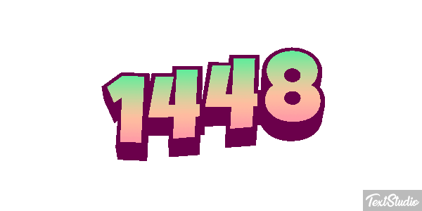1448 Tekst effect