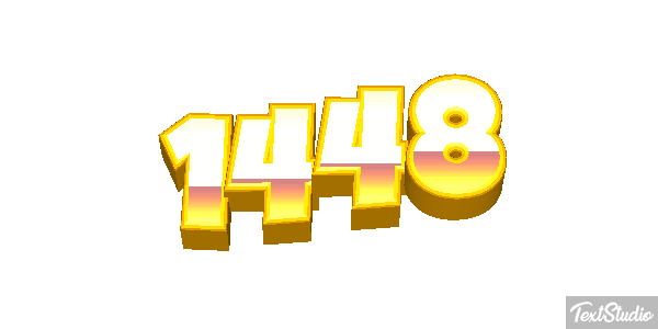 1448 Tekst effect