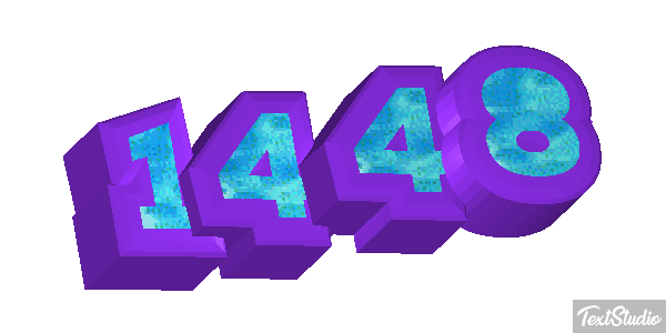 1448 Tekst effect