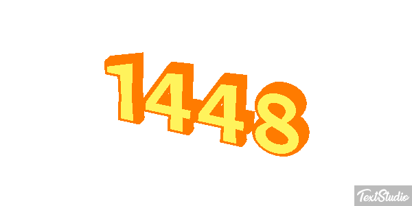 1448 Tekst effect