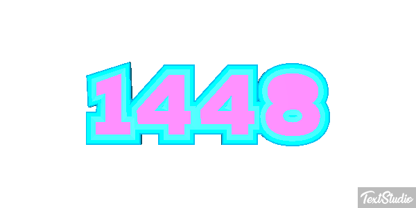 1448 Tekst effect
