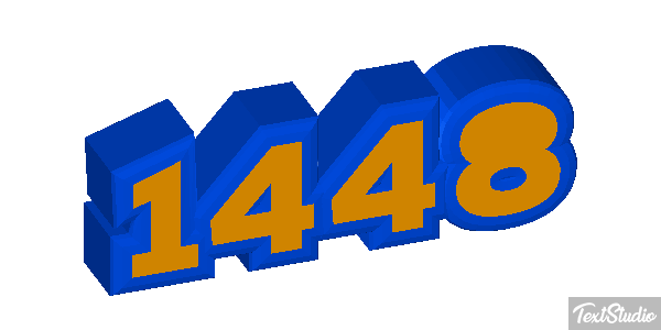 1448 Tekst effect