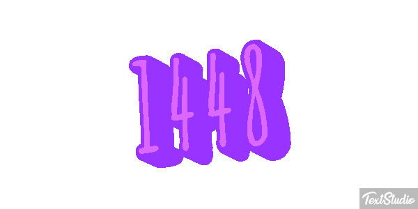 1448 Tekst effect