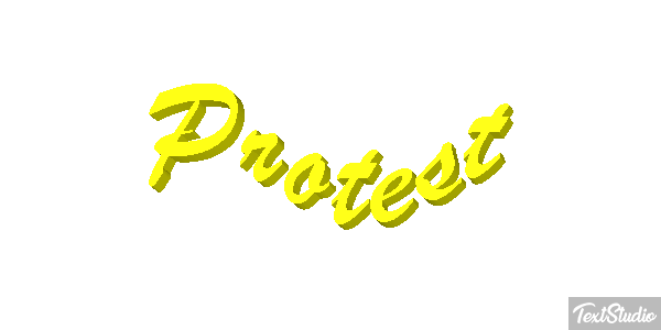 Protest Texteffekt