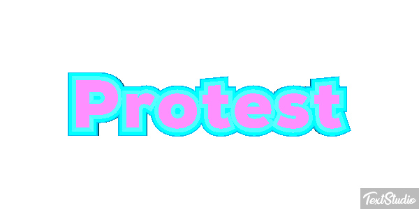 Protest Texteffekt
