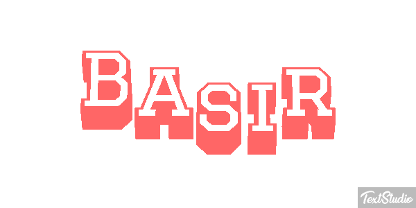 Basir Effetto testo