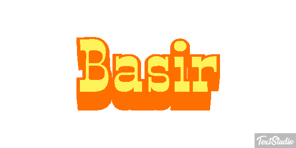 Basir Effetto testo